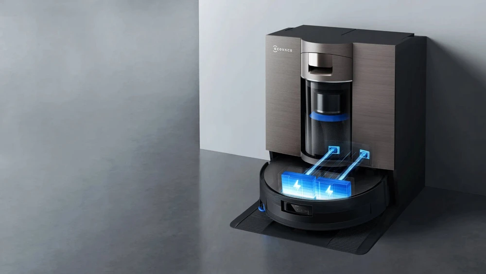 Dulkių siurblys - robotas Ecovacs DEEBOT X11 OmniCyclone, Juodas