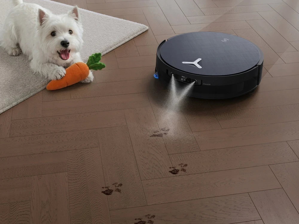 Dulkių siurblys-robotas ECOVACS DEEBOT X12 OmniCyclone, Juodas