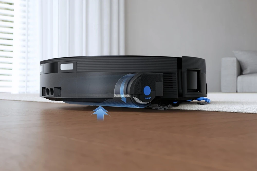 Dulkių siurblys-robotas ECOVACS DEEBOT X12 OmniCyclone, Juodas