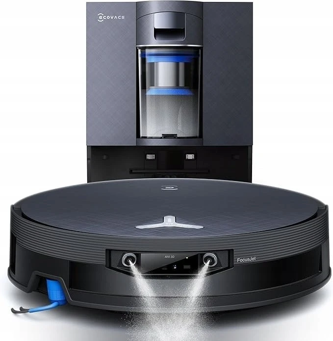Dulkių siurblys-robotas ECOVACS DEEBOT X12 OmniCyclone, Juodas