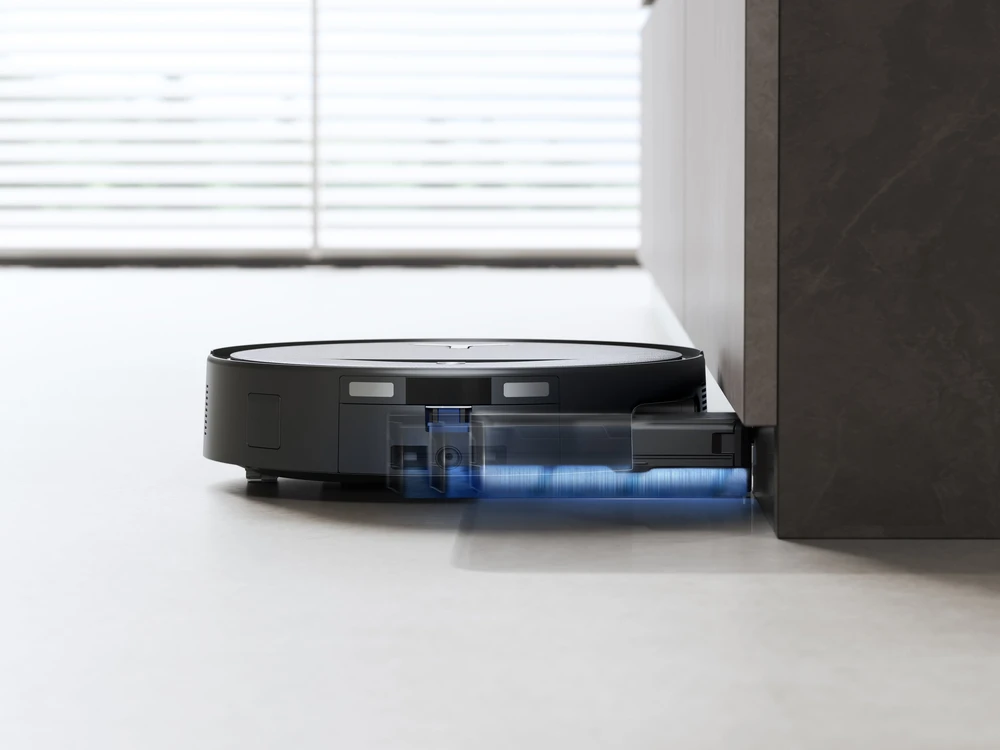 Plaunantis dulkių siurblys robotas Ecovacs DEEBOT T80S OMNI, juodos spalvos
