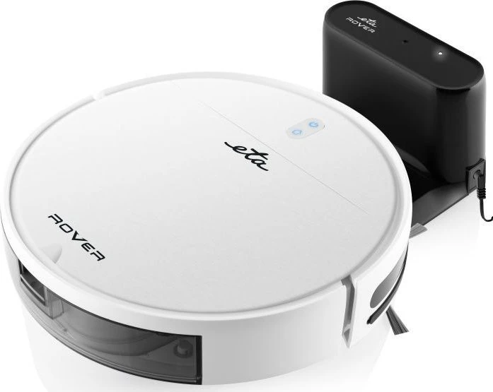 ETA robotas dulkių siurblys | ETA124890010 ROVER | Wet&Dry | Veikimo laikas (maks.) 110 min | Li-Ion | 2600 mAh | Dulkių talpa 0,2 L | Baltas