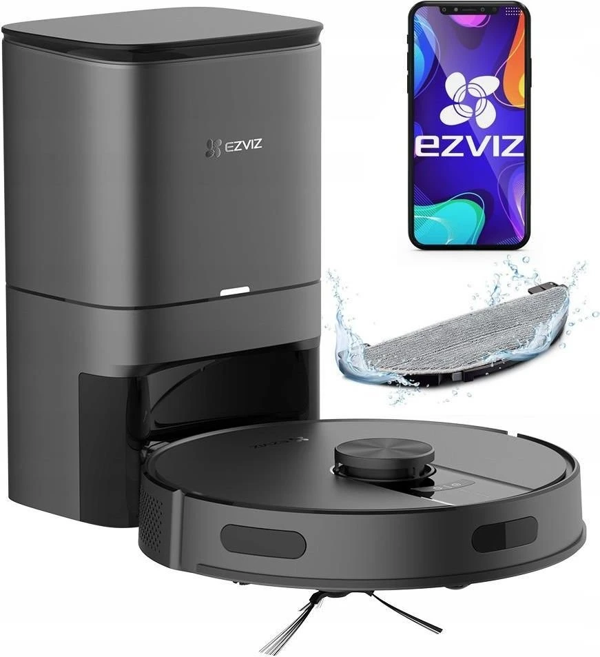 Robotas dulkių siurblys EZVIZ CS-RE4P-PWT2 (Juodas)