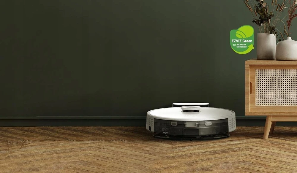 Dulkių siurblys - robotas EZVIZ CS-RE4-PWT2, Baltas
