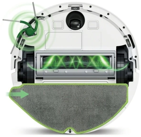 iRobot Roomba 115 Combo Robot dulkių siurblys + Auto Empty Dock Baltas