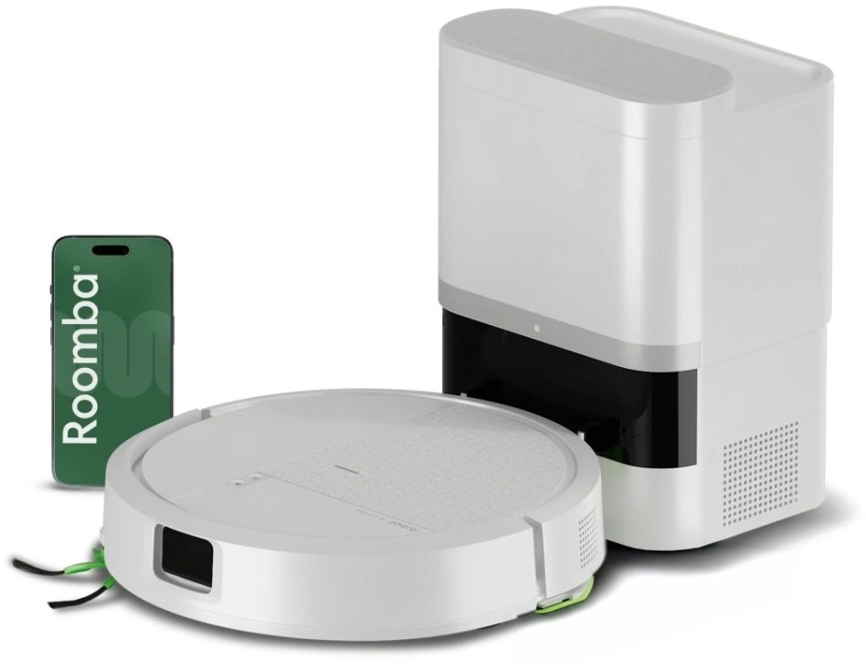 iRobot Roomba 115 Combo Robot dulkių siurblys + Auto Empty Dock Baltas