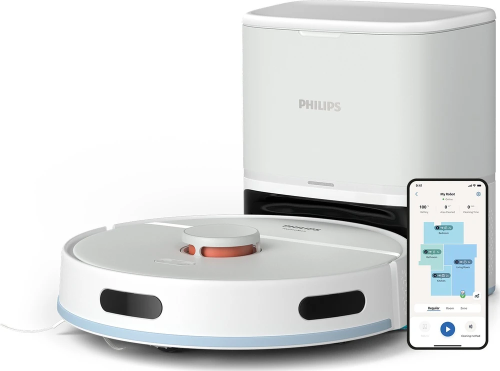 Dulkių siurblys-robotas Philips 2000 Serija XU2100/20, Baltas