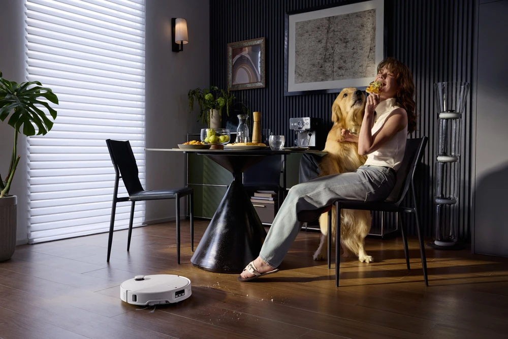Dulkių siurblys-robotas Roborock Qrevo Edge 2 Pro, Baltas