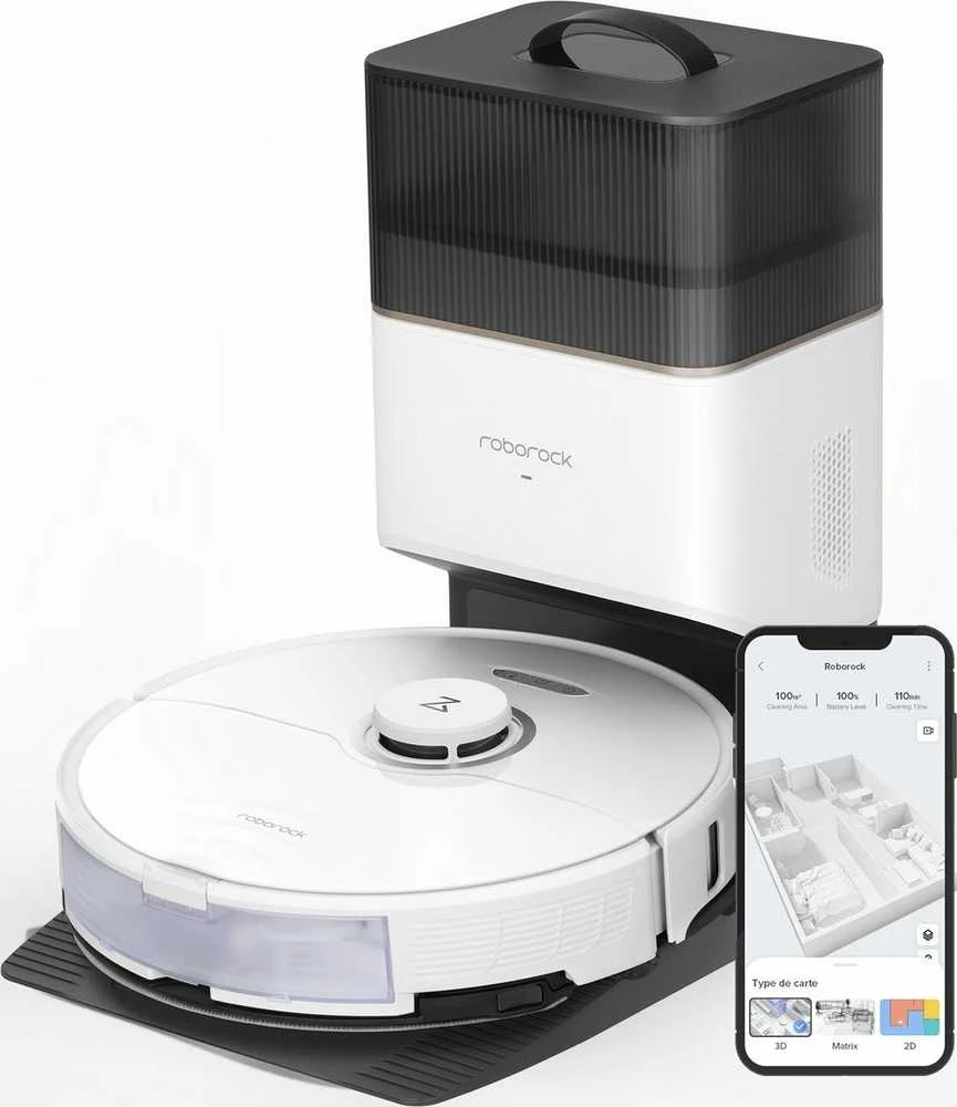 Dulkių siurblys - robotas Roborock S8+, Baltas