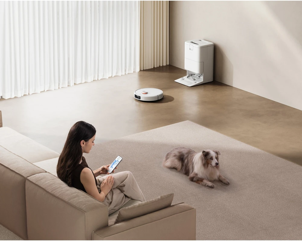 „Xiaomi“ robotas dulkių siurblys H50 Pro EU | Drėgnas ir sausas valymas | 5200 mAh | 15000 Pa | Baltas