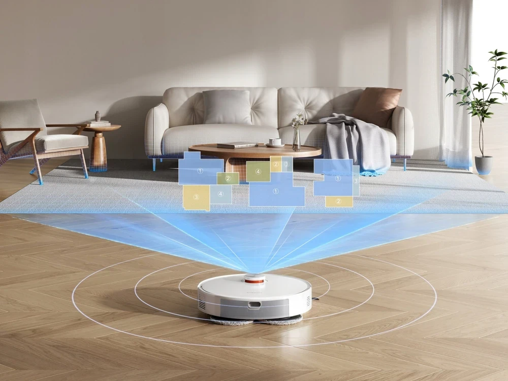 Dulkių siurblys - robotas Xiaomi S40 Pro EU, baltos spalvos