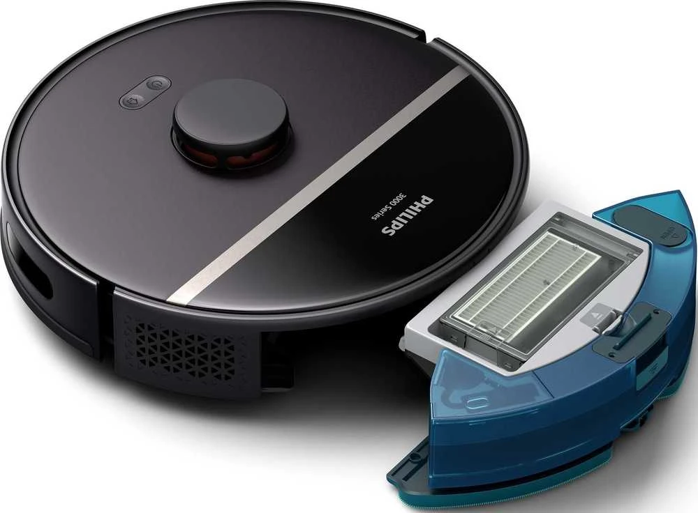 Philips Dulkių siurblys - robotas HomeRun 3000 Series Aqua XU3000/01, Juodas