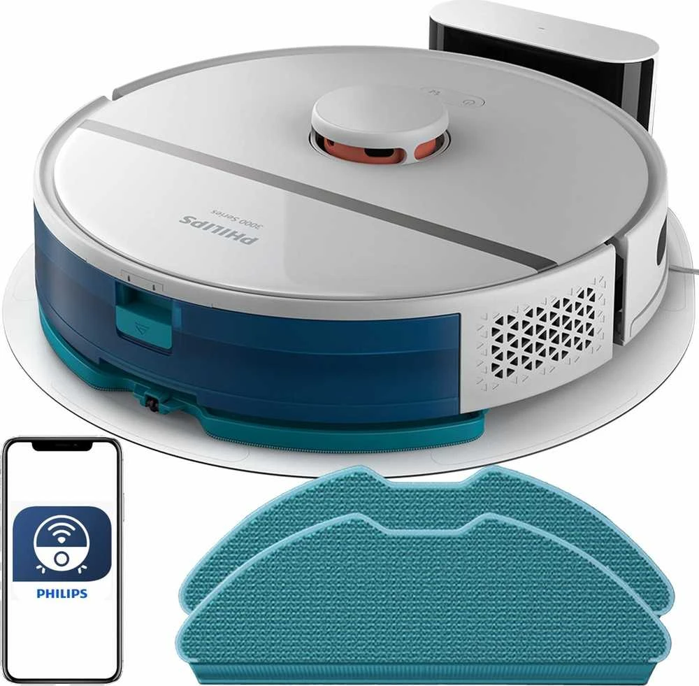 Dulkių siurblys - robotas  Philips HomeRun 3000 Series  XU3000/02, Pilkas