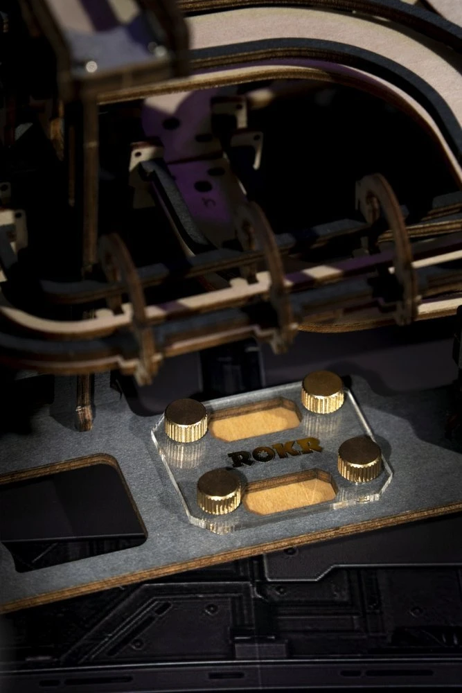 Robotime 3D medinis mechaninis konstruktorius Naktinis miestas