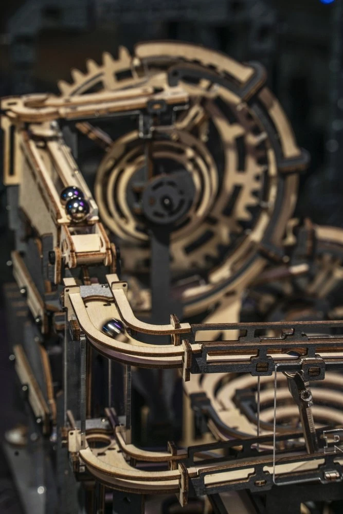 Robotime 3D medinis mechaninis konstruktorius Naktinis miestas