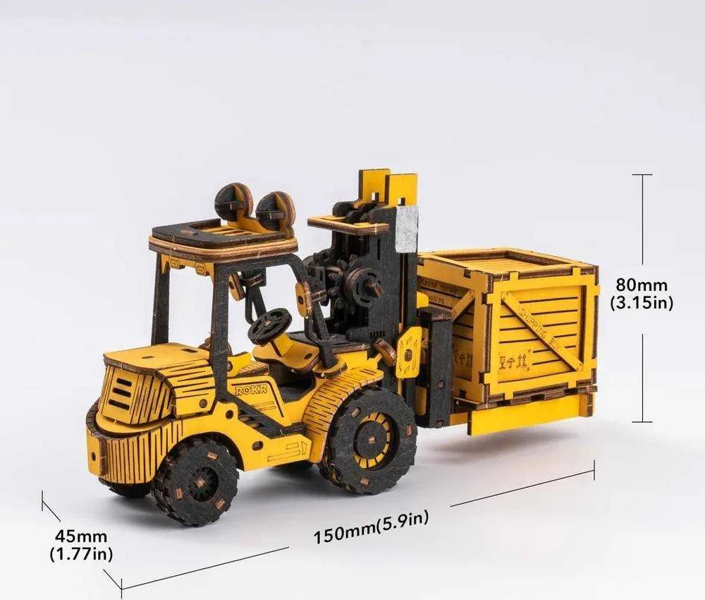 Robotime 3D medinis konstruktorius ŠAKINIS KRAUTUVAS