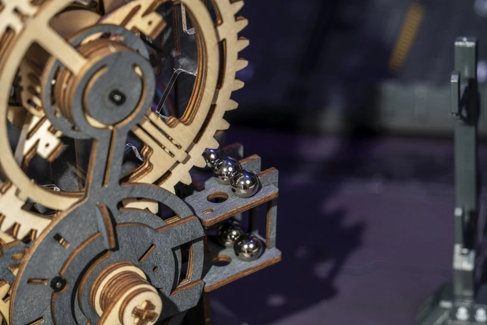 Robotime 3D medinis mechaninis konstruktorius Naktinis miestas