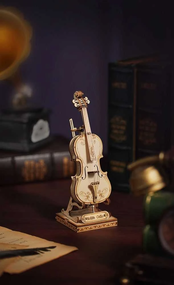 Robotime 3D medinis konstruktorius Violončelė