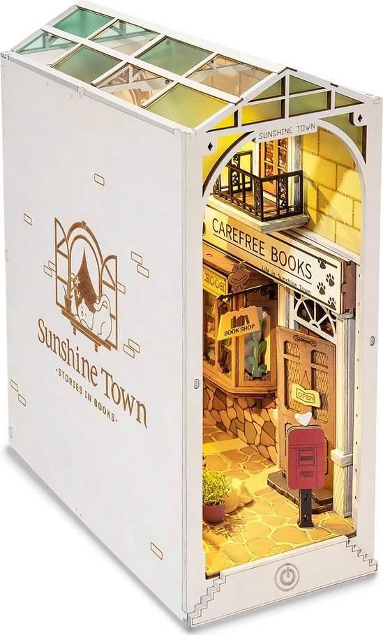 Robotime Mini namas 3D konstruktorius SUNSHINE TOWN