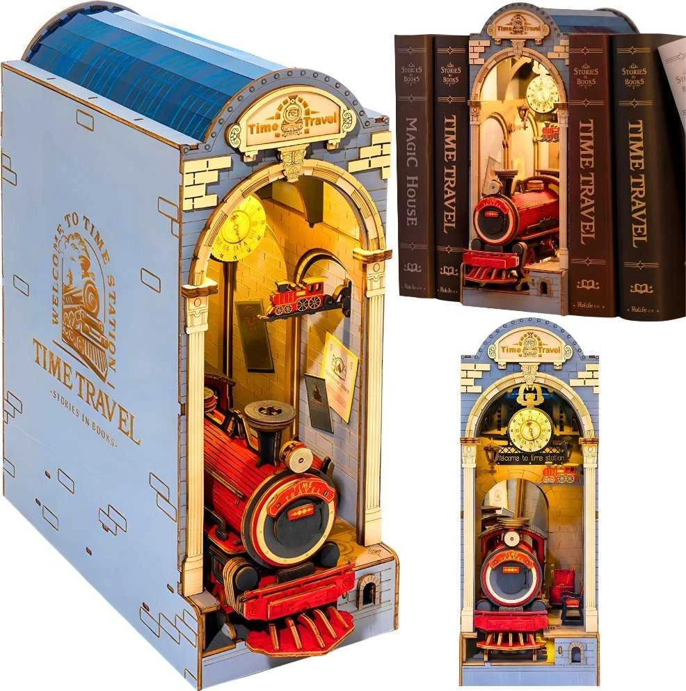 Robotime Mini namas 3D konstruktorius TIME TRAVEL