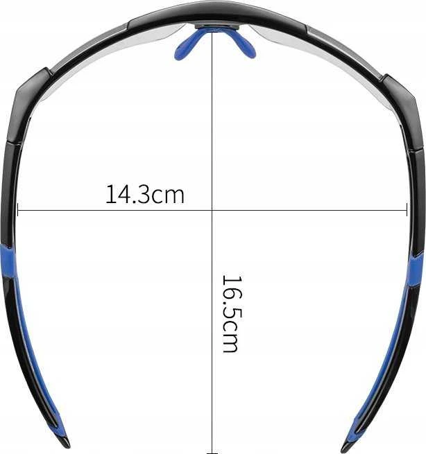 Rockbros 10181 photochromic UV400 dviratininko akiniai – juodos spalvos