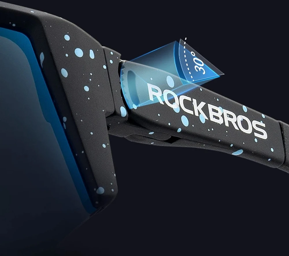 Rockbros SP297 poliarizuojantys dviračių akiniai - violetiniai