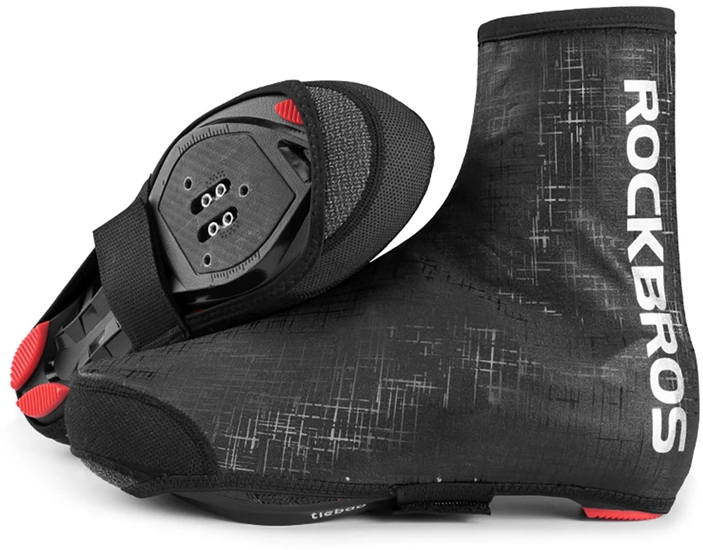 Rockbros LF1081 Windproof Atsparus vandeniui Shoe Covers 42-46 cm - Juodas