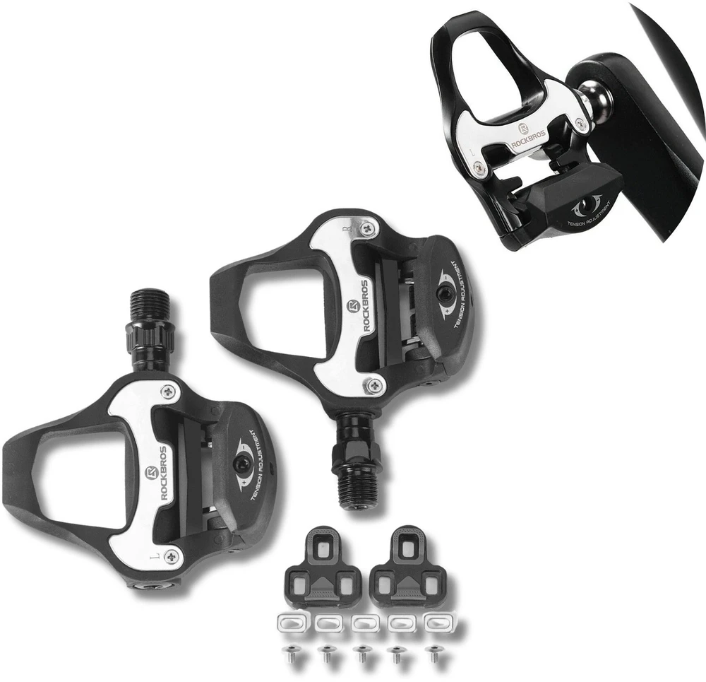 Rockbros LP-R LOOK system road pedals - juodas