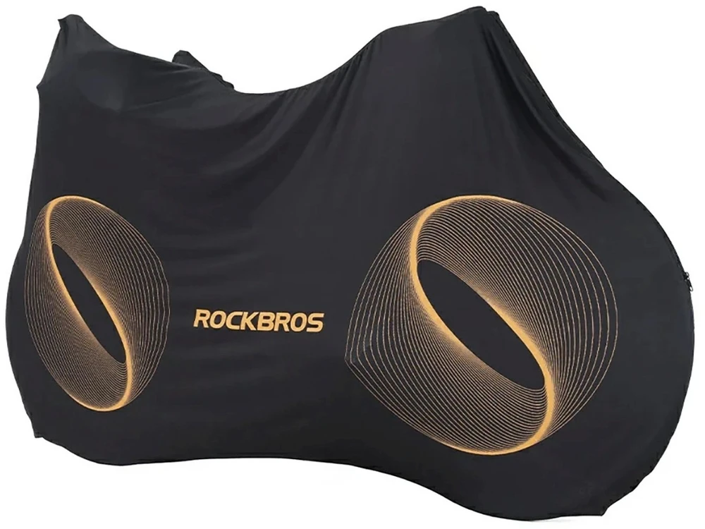 Rockbros D97 Elastinis uždangalas 24–29 colių elektriniams žvyrkelių kalnų dviračiams ir 700C plento dviračiams – Juodas