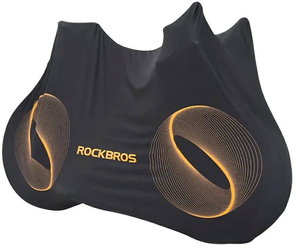 Rockbros D97 Elastinis uždangalas 24–29 colių elektriniams žvyrkelių kalnų dviračiams ir 700C plento dviračiams – Juodas