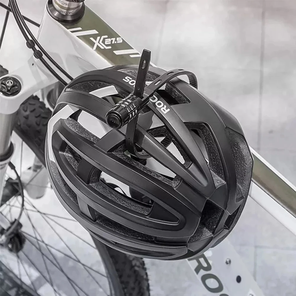 Rockbros 3240001001 bicycle lock for 0.5 m combination – juodos spalvos