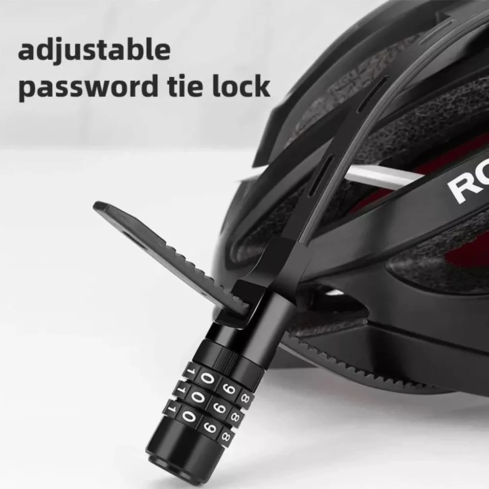 Rockbros 3240001001 bicycle lock for 0.5 m combination – juodos spalvos