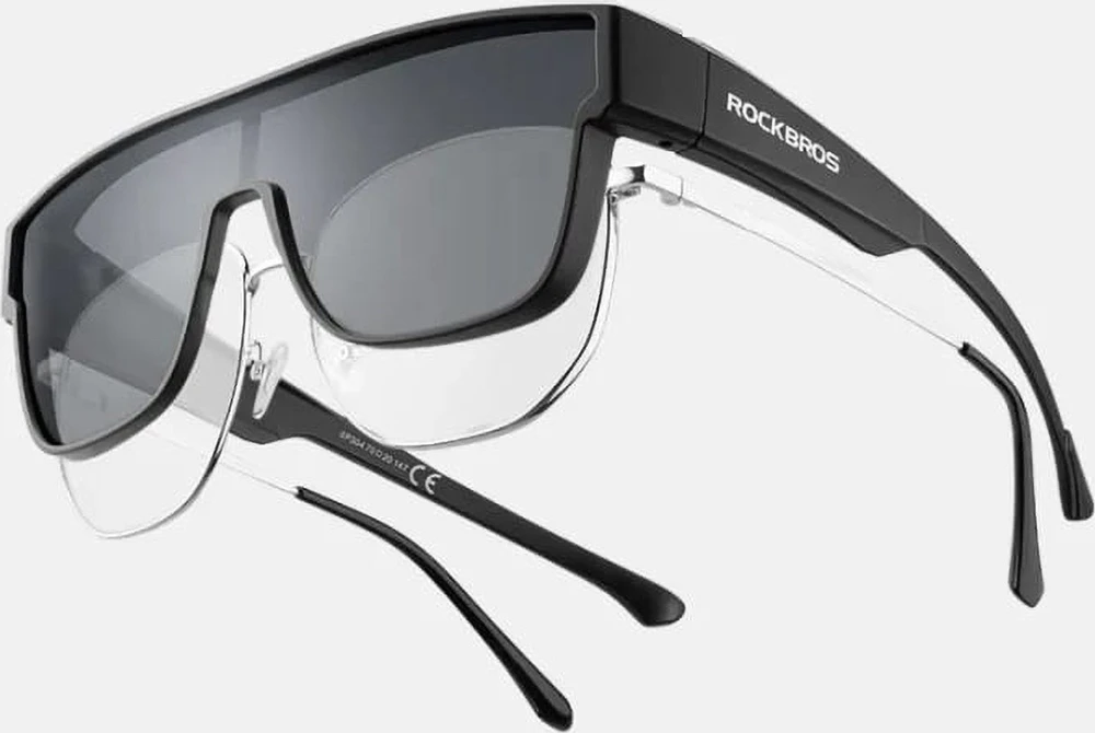 Rockbros SP304 polarizing dviratininko akiniai – pilkos spalvos