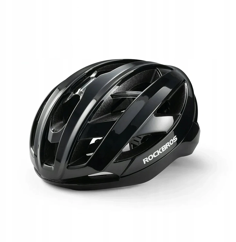 Rockbros LK-69 dviračio šalmas su sustiprintu rėmu 58-62 cm - Juodas