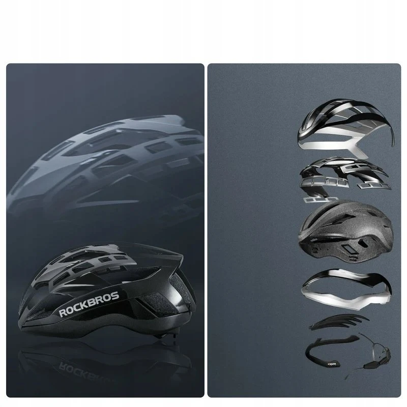 Rockbros LK-79 Bike Helmet 58–62 cm - Baltas