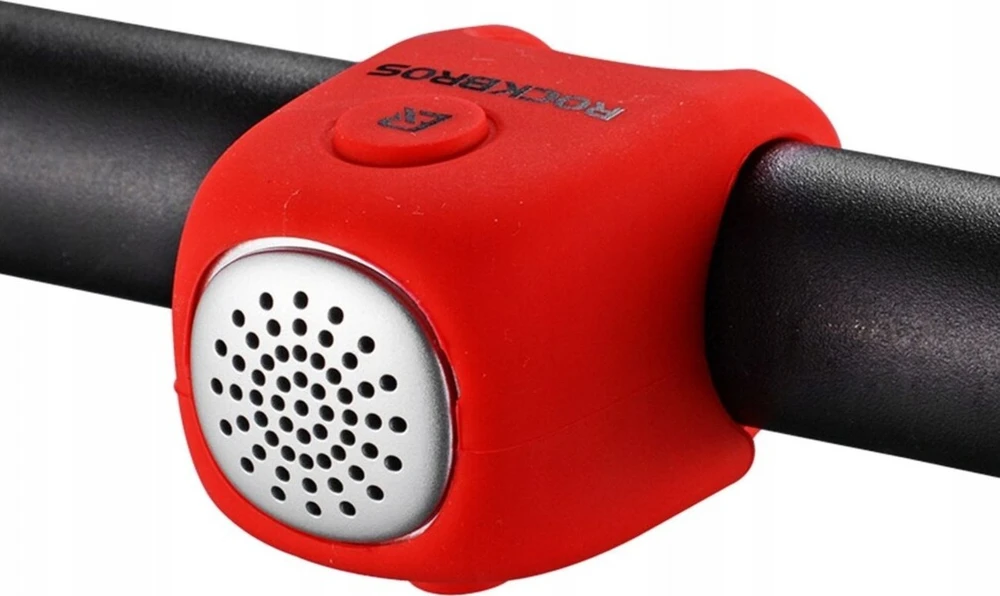 Rockbros CB1709RD elektroninis dviračio skambutis, raudonas