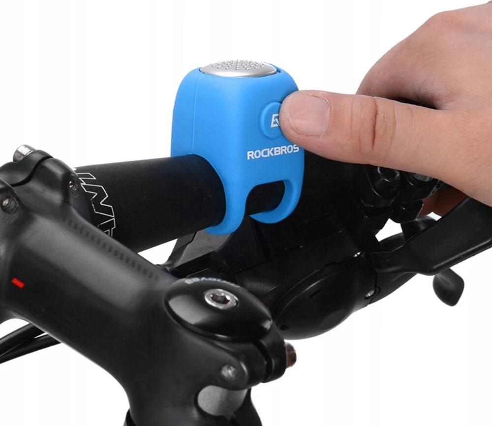 Rockbros CB1709BU elektroninis dviračio skambutis – mėlynas