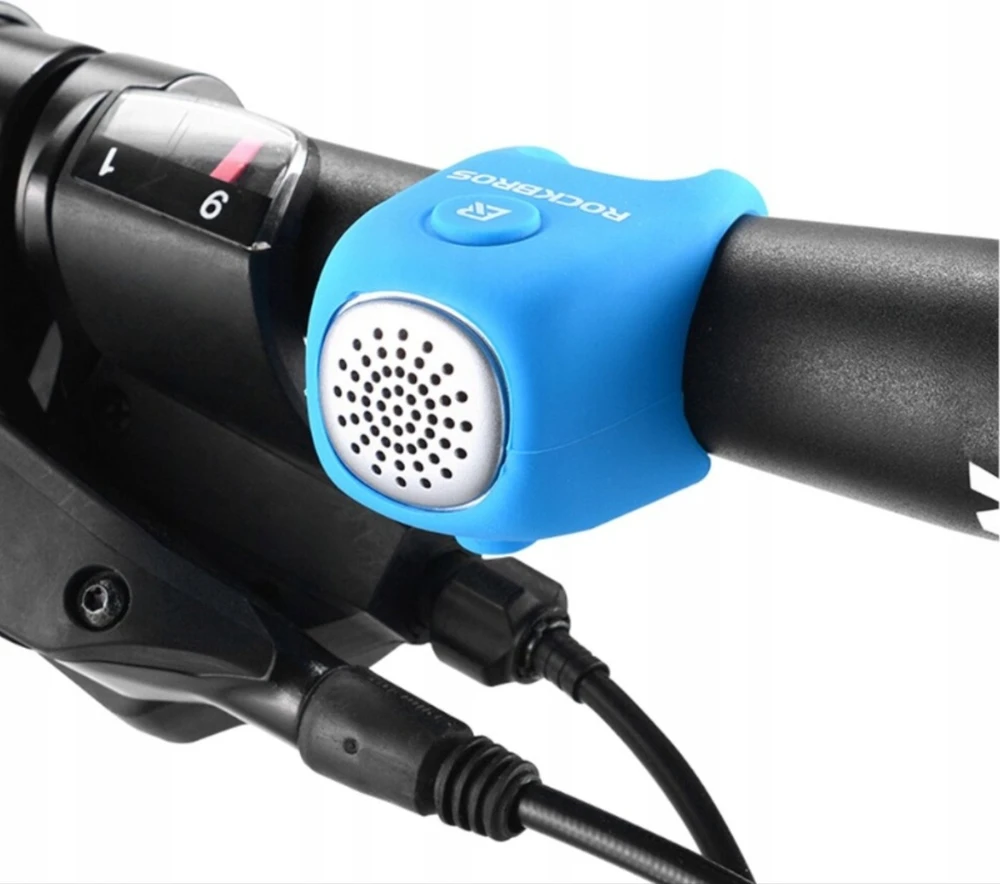 Rockbros CB1709BU elektroninis dviračio skambutis – mėlynas