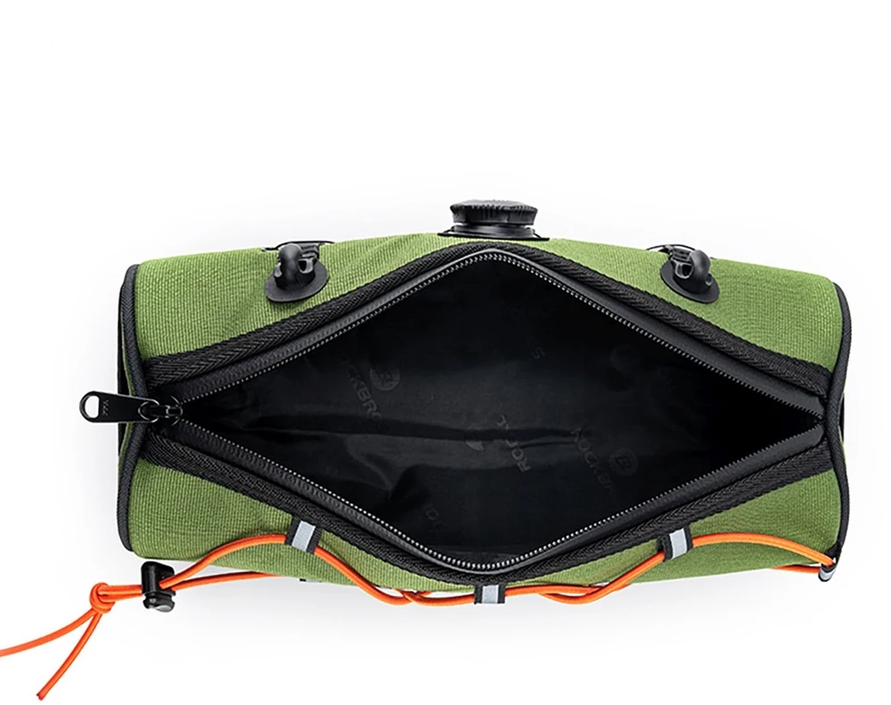 Rockbros TL002 ROAD TO SKY 1.5L Handlebar Bike Bag Atsparus vandeniui - Žalias