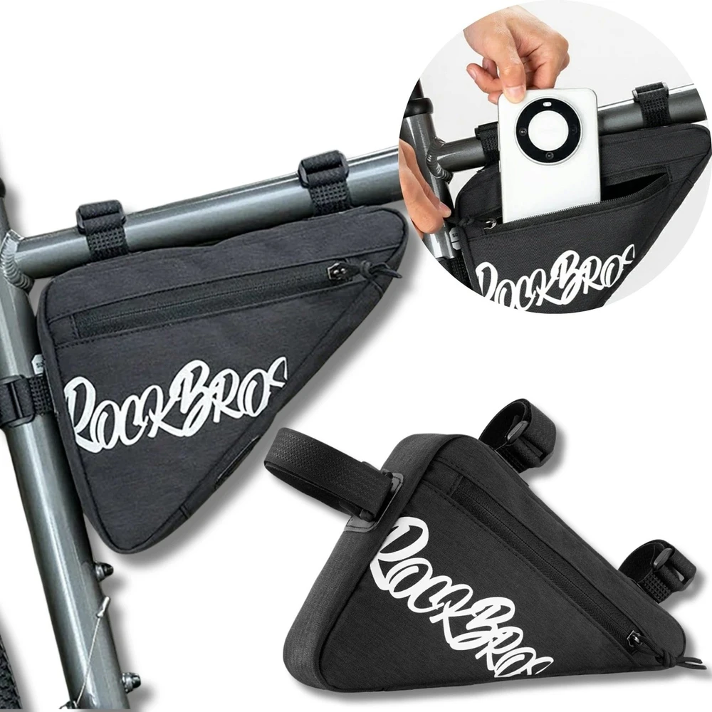 Rockbros G001 Flash Journey Triangle Frame Bike Bag 0.8 l - Juodas