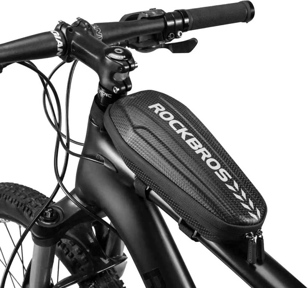 Rockbros B62-1 dviračio krepšys for handlebar or frame 3 l – juodos spalvos