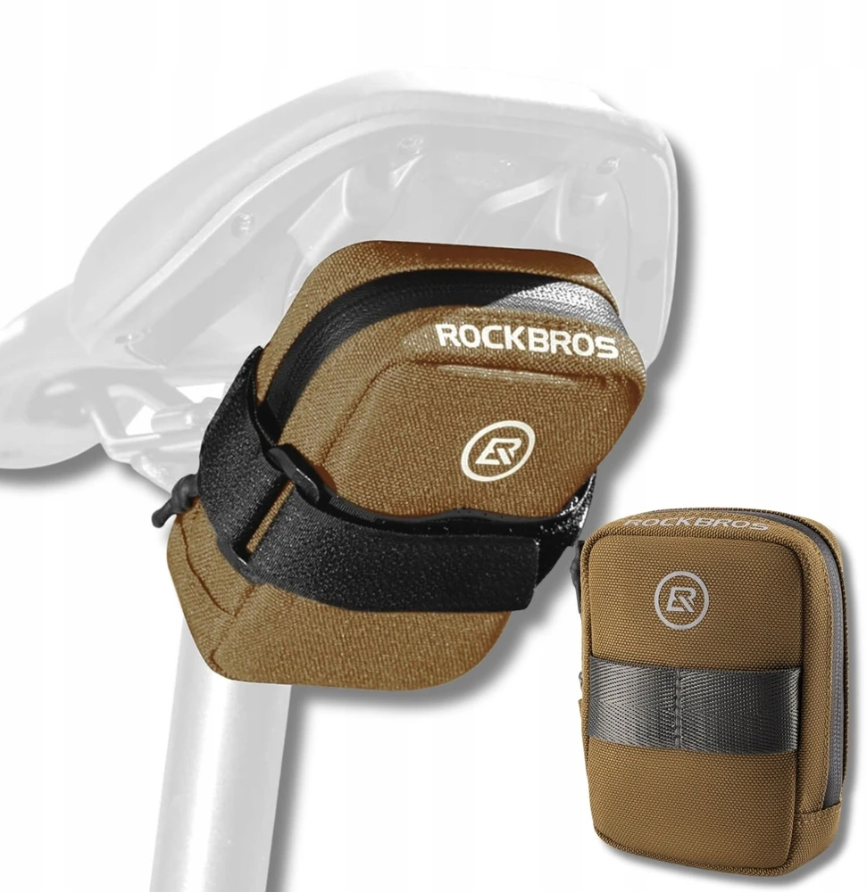 Rockbros F006 bicycle saddle bag 0.35 l - ruda