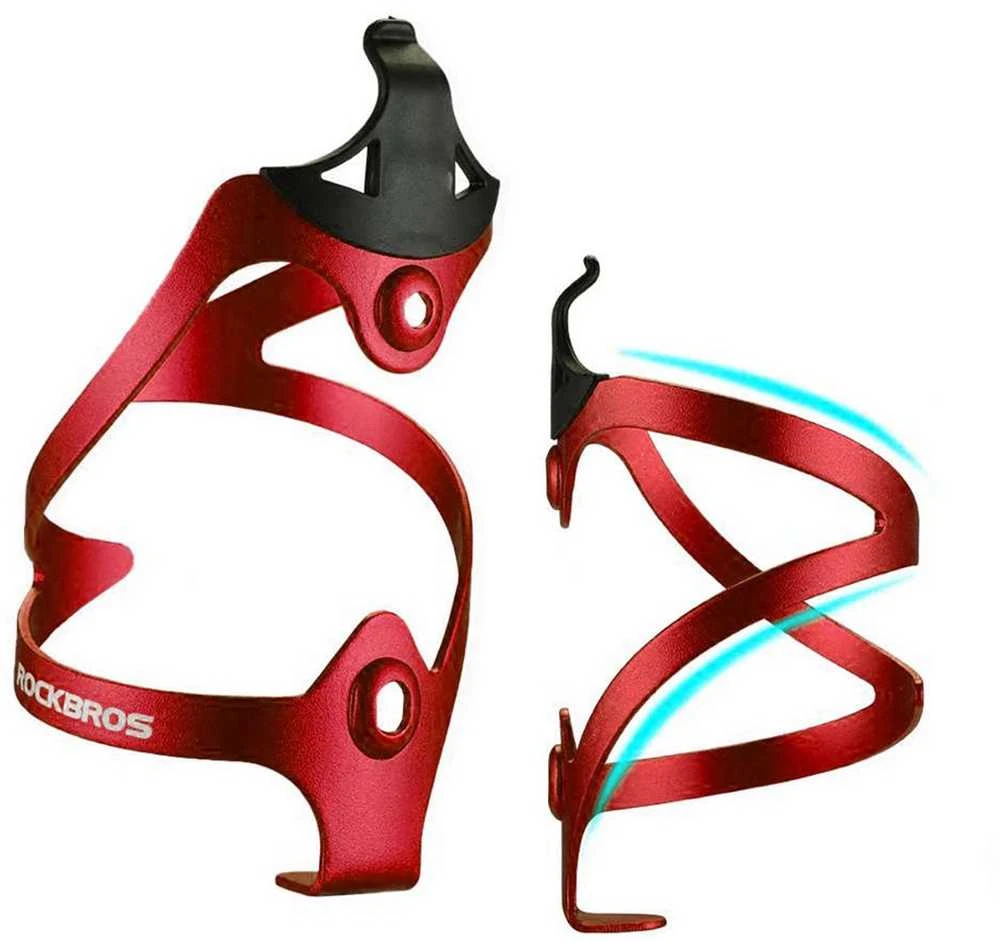Rockbros 2017-11ARD Aluminum Bike Bottle Holder – Raudona