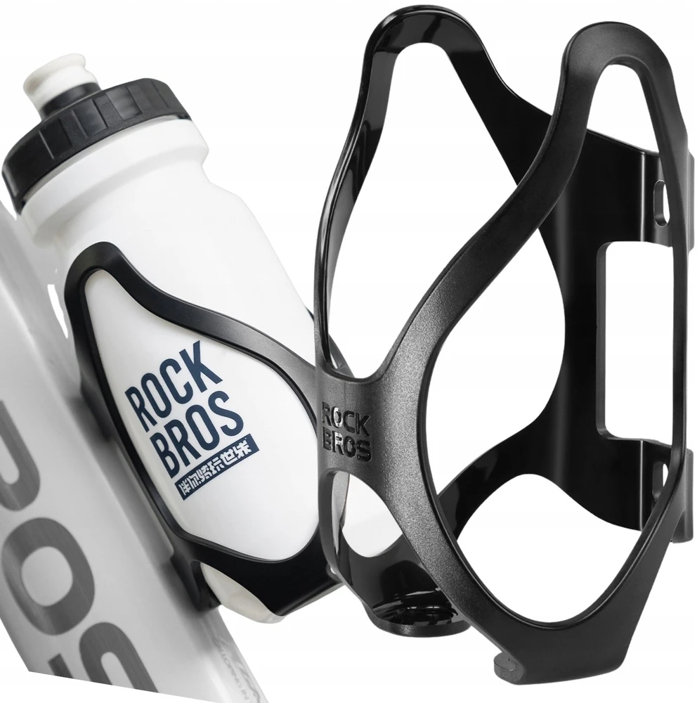 Rockbros LK24-H018 bottle holder plastikas basket - juodas