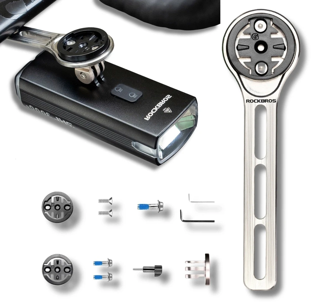 Rockbros FK-307T titano lydinio dviračio kompiuterio laikiklis – titanas
