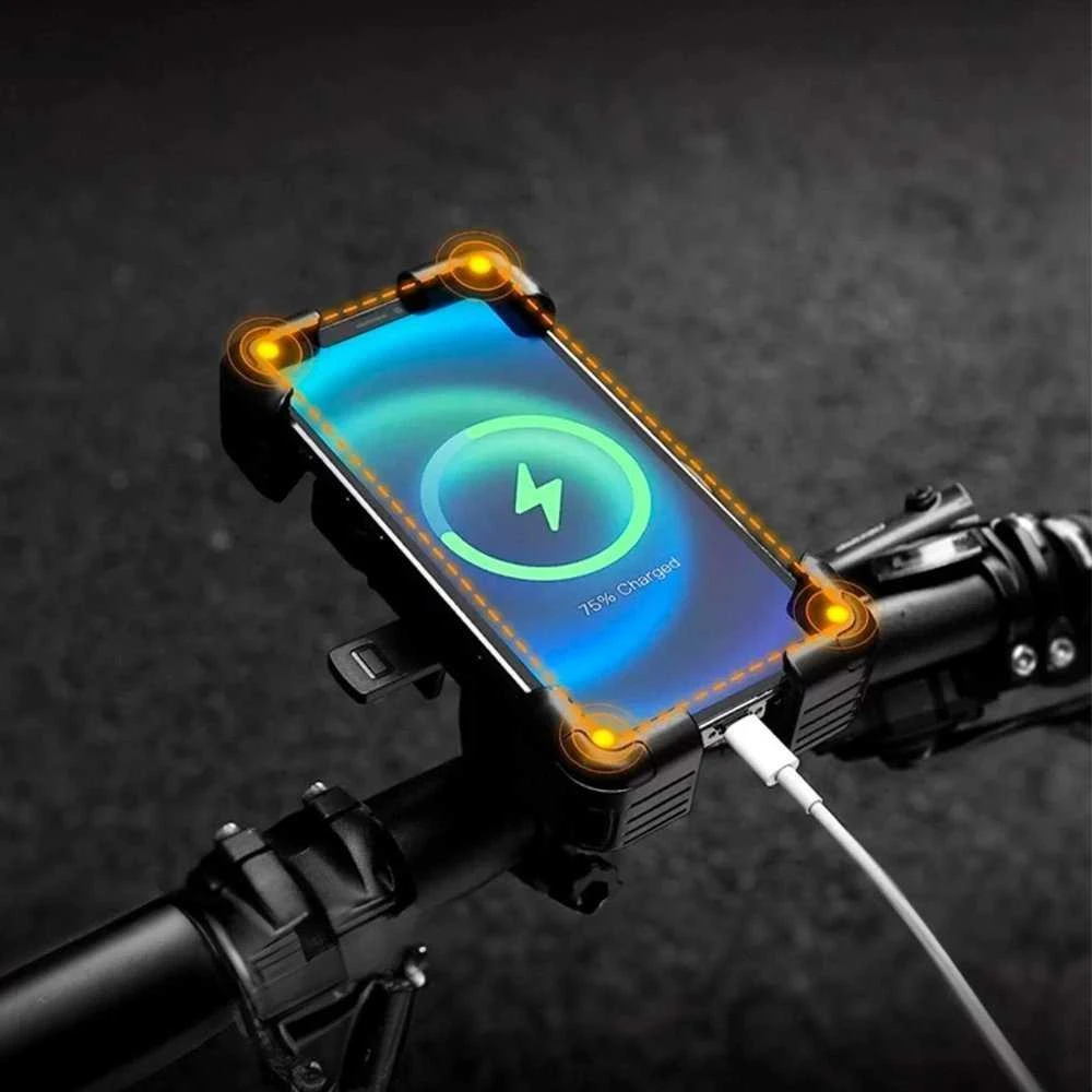Rockbros 25210030007 phone holder for motorcycle – juodos spalvos