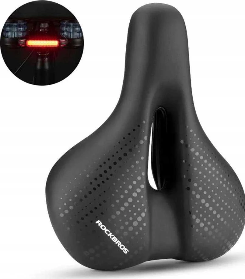 Rockbros 38218916001 MTB dviračio balnelis – juodos spalvos