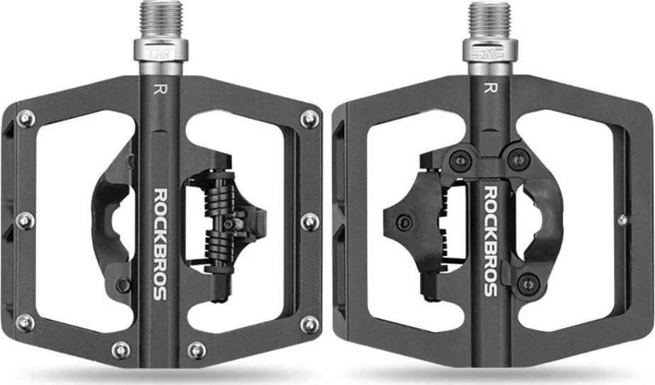 Rockbros PD15-BK Aluminum Alloy Bicycle Pedal Set – juodos spalvos