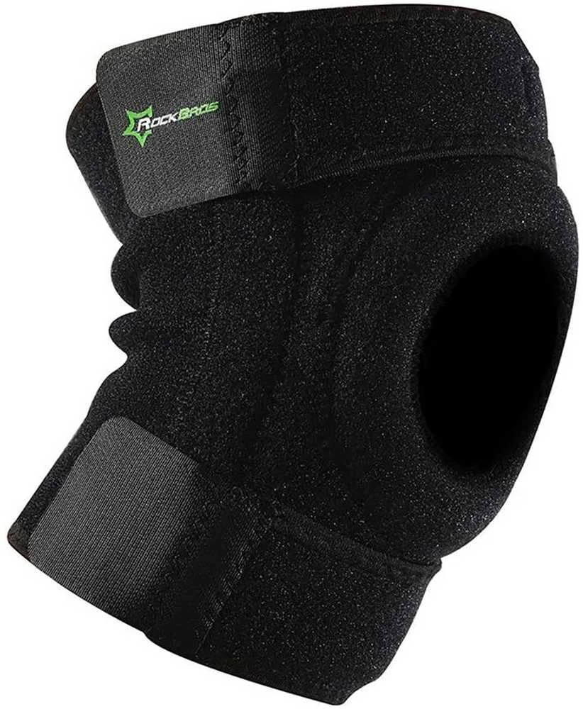 Rockbros LF1106L sports protector for patella and knee joint, dydis L – juodos spalvos