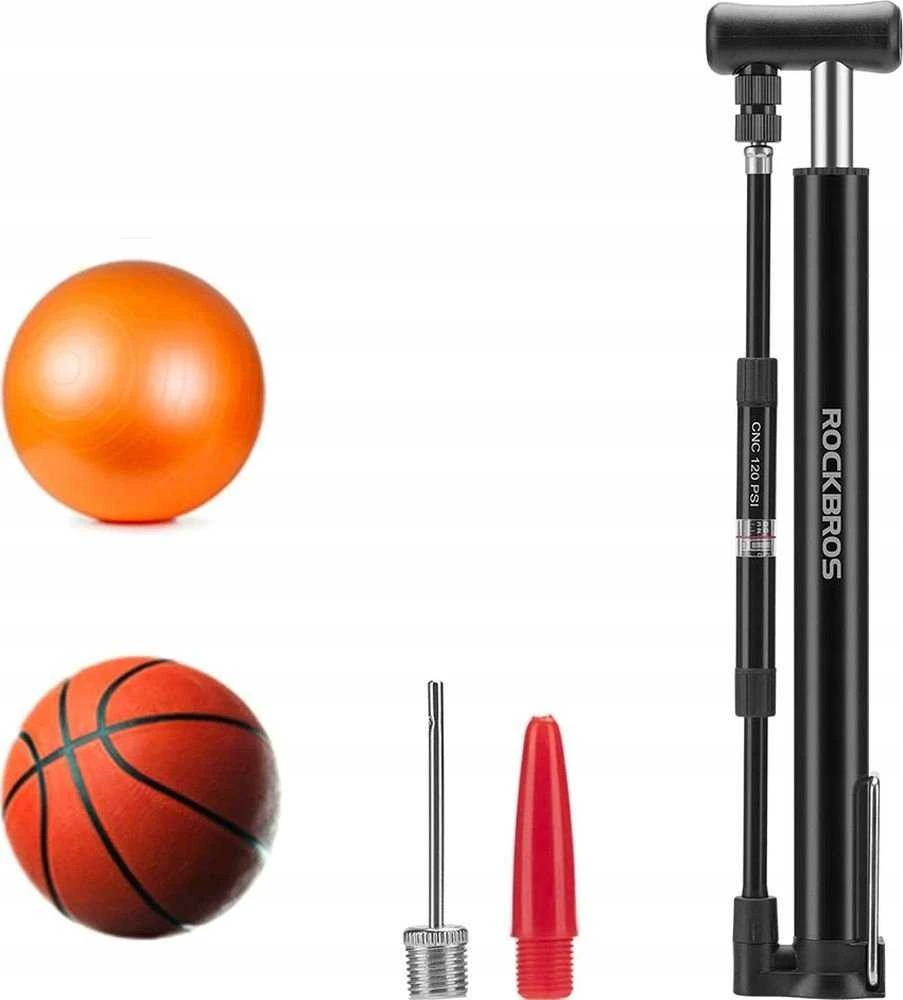 Rockbros 42322821001 floor bicycle pompa – juodos spalvos